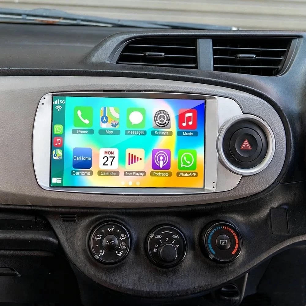 For Yaris/Vitz 2012 2013-2017 9" Car Stereo Radio Carplay GPS Navi FM Android 13