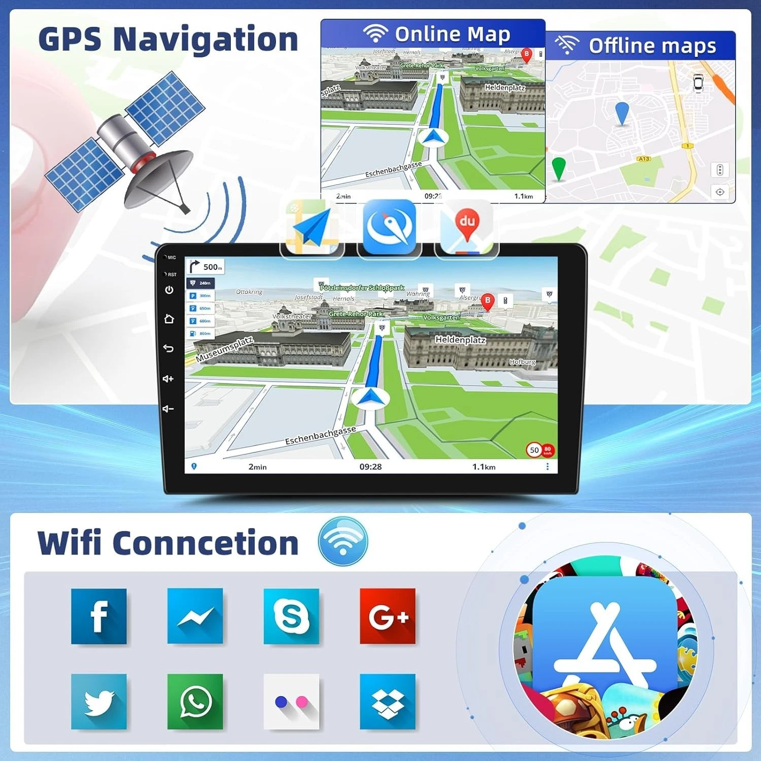 For Yaris/Vitz 2012 2013-2017 9" Car Stereo Radio Carplay GPS Navi FM Android 13